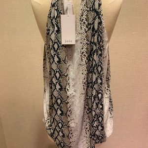 Joie sleeveless mock neck top.